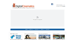 Desktop Screenshot of digitalcinematics.co.in
